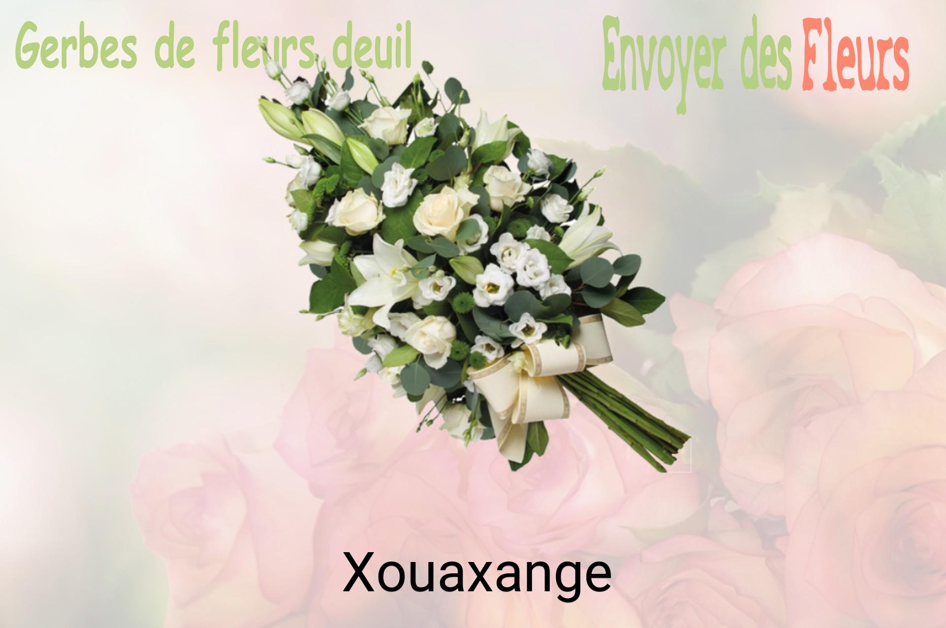 Gerbe de fleurs de deuil livrée à Xouaxange